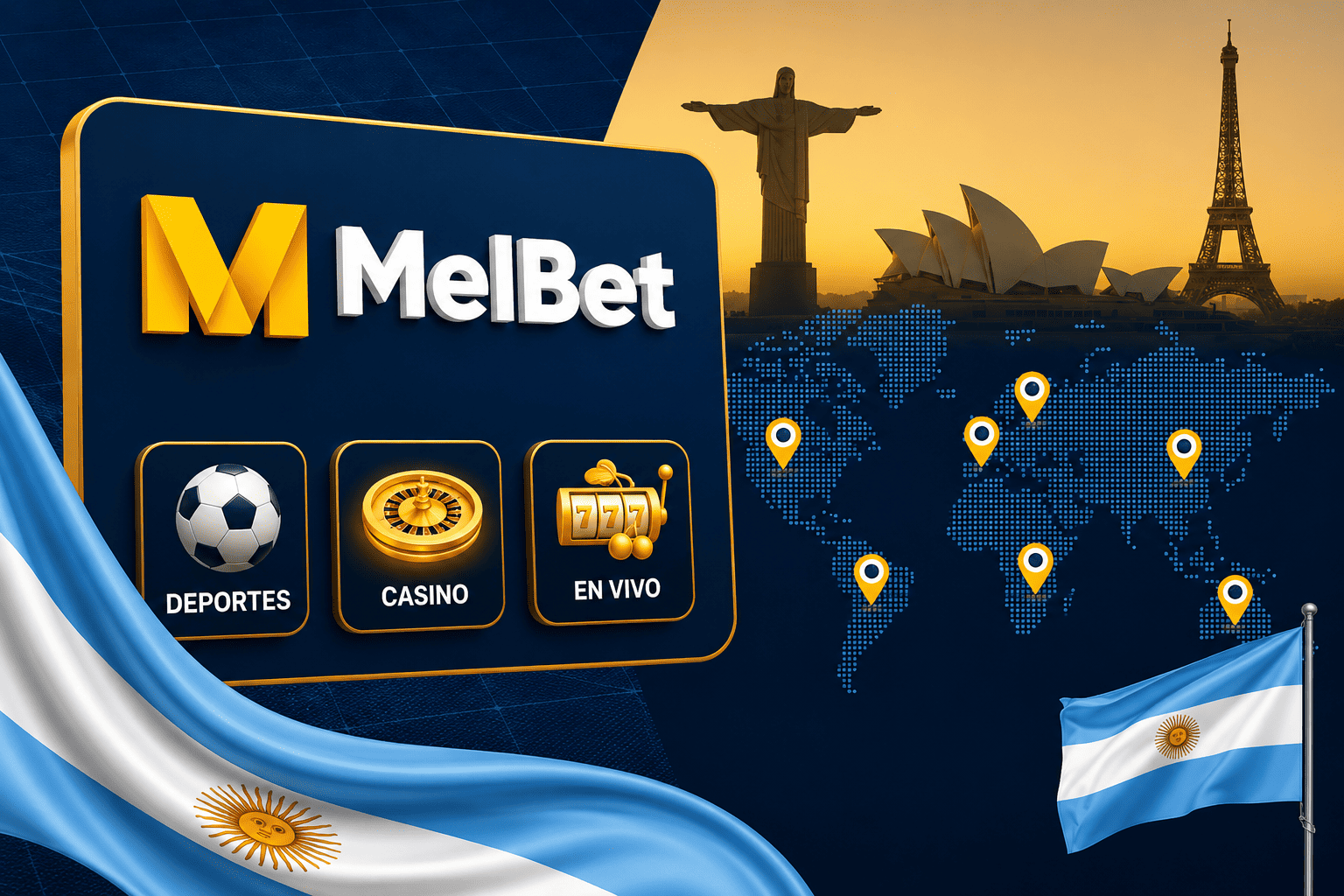 Plataforma de apuestas MelBet y su presencia internacional